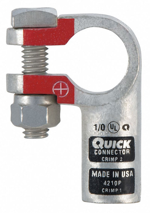 Battery Terminal Left Elbow Crimp
