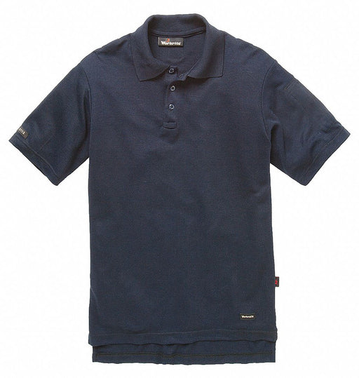 FR Short Sleeve Shirt Navy LGT Button