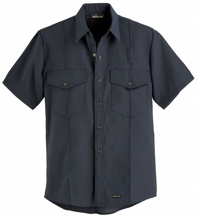 FR Short Sleeve Shirt Black 52 in Snaps