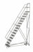 Rolling Ladder 15 Step Steel Perforated