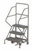 Rolling Ladder 3 Step Steel Serrated