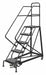 Rolling Ladder 5 Step Steel Perforated