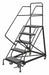 Rolling Ladder 5 Step Steel Perforated