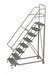 Rolling Ladder 8 Step Steel Perforated