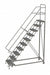 Rolling Ladder 10 Step Steel Perforated