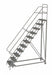 Rolling Ladder 11 Step Steel Perforated