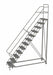 Rolling Ladder 12 Step Steel Serrated