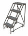 Rolling Ladder 4 Step Steel Perforated
