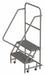 Rolling Ladder 2 Step Steel Serrated