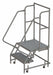 Rolling Ladder 2 Step Steel Perforated
