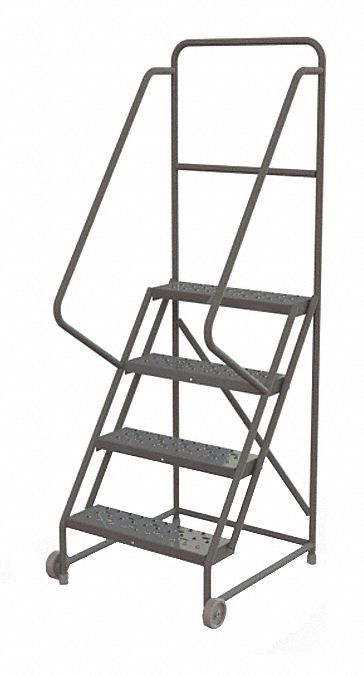 Tilt and Roll Ladder 4 Step Perforated
