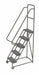 Tilt and Roll Ladder 5 Step Perforated