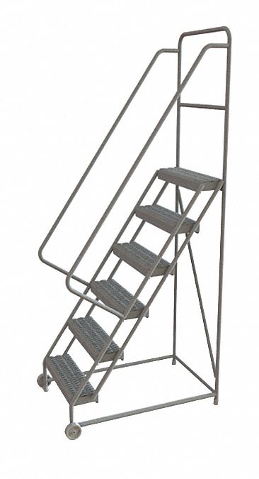 Tilt and Roll Ladder 6 Step Serrated