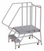 Rolling Ladder 2 Step Aluminum Serrated