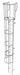 Fixed Ladder w/ Safety Cage Steel 20 ft.