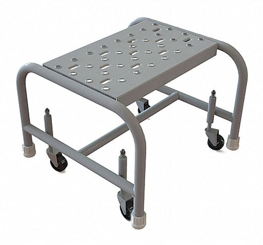 Mobile Step Stand Steel Perforated 16inW