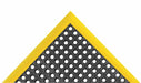 Drainage Mat Black wYlwBrdr 2ft4 x3ft4 