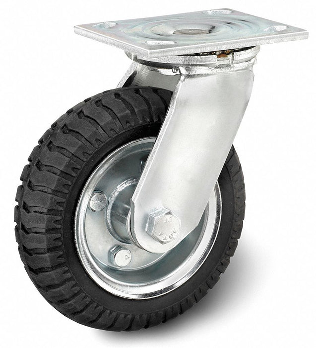 Plate Caster Swivel Polyurethane 13 H