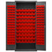 K4902 Bin Cabinet 84 x36 x18 Gray 156RedBns