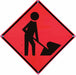 Traffic Sign 48 in x 48 in Orange
