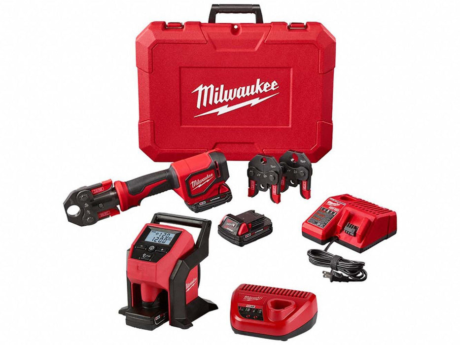 M18 Press Tool Kit + M12 Inflator kit