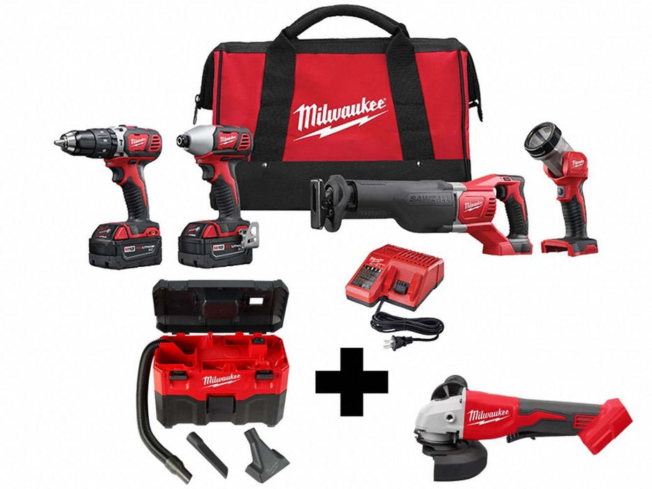 Combo Kit Vacuum and Grinder 18 V