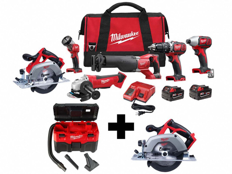 M18 6-Tool Kit M18 Vac M18 6 Circ Saw
