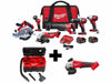 Combo Kit Vacuum and Grinder 18 V