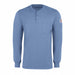 Ls Fr Interlock Henley Lb 6.25 Oz