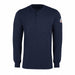 D1302 Lsfr Interlock Henley Navy 6.25 Oz