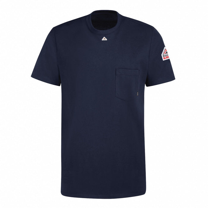 M9253 Interlock Tee Navy SS FR L