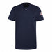 M9253 Interlock Tee Navy SS FR Tall L
