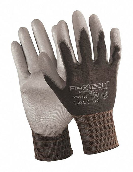Black Nylon Lightweight Gray Pu Palm L