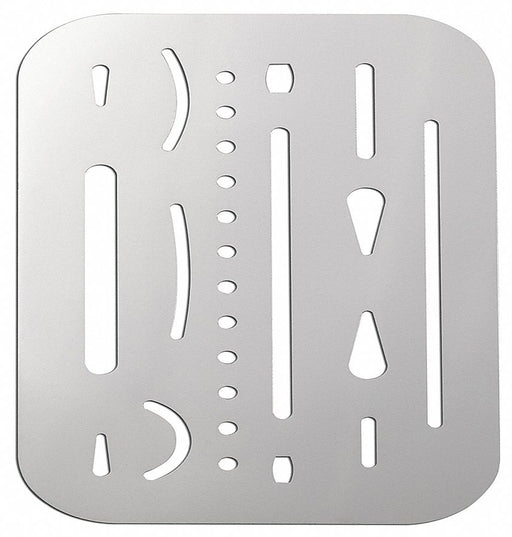 Stencil/Shield Zone Stainless Steel