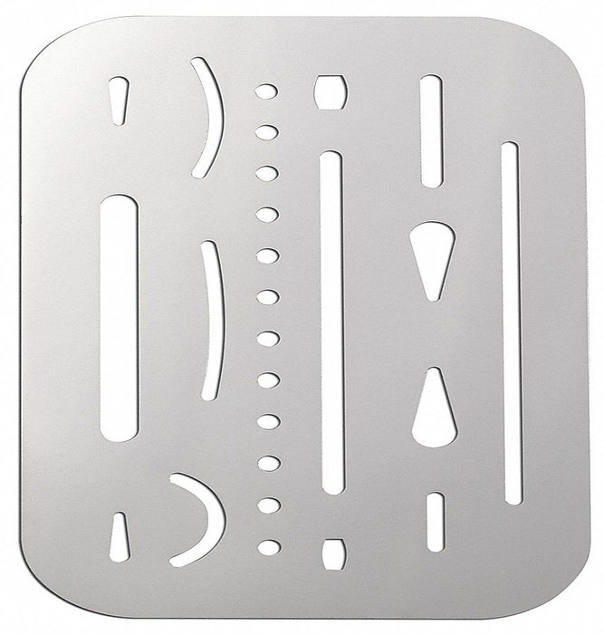 Stencil/Shield Zone Stainless Steel