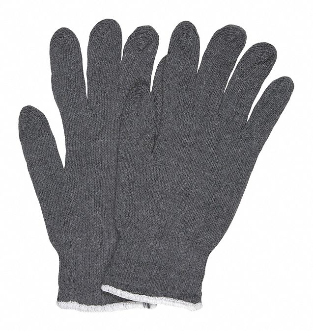 Knit Gloves 8-1/4 S Natural PK12