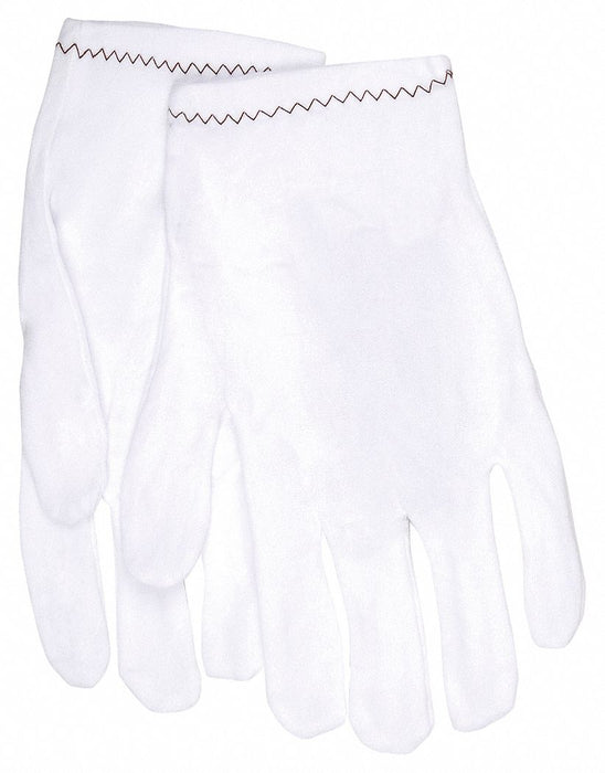 J3576 Knit Gloves L White PK12