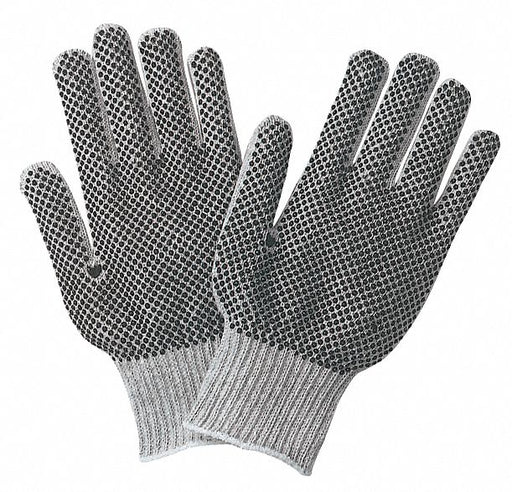 Regular Weight Cotton Black Poly L PK12