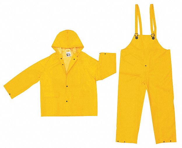 Classic .35Mm Pvc Poly Suit 3 Pc Ye S