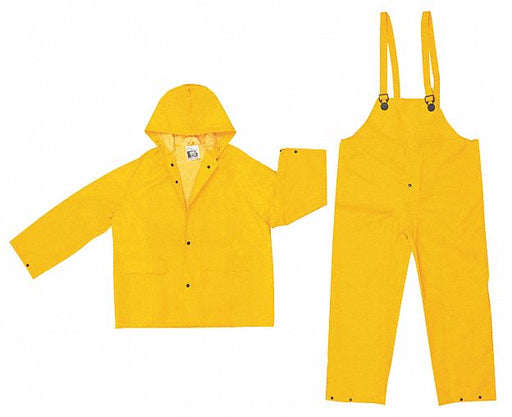 Rain Suit w/Jacket/Bib Unrated Yellow M