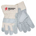 Leather Gloves Gray S PK12