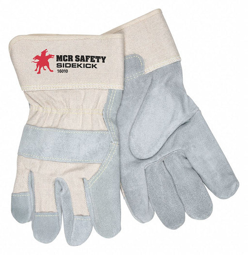 Leather Gloves Gray XL PK12