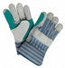 Leather Gloves Gray L PK12