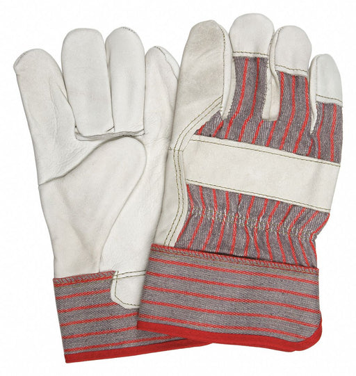 J3492 Leather Gloves Beige XL PK12