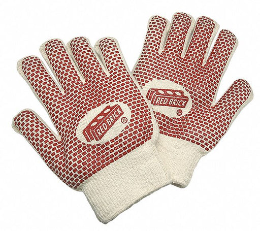 Knit Gloves L Beige/White PK12
