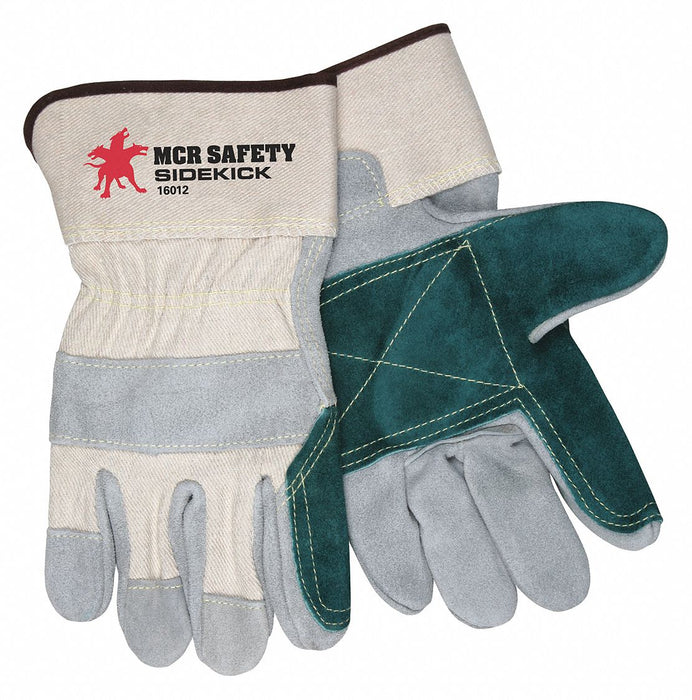 J3484 Leather Gloves Gray XL PK12