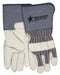 Leather Gloves Beige L PK12