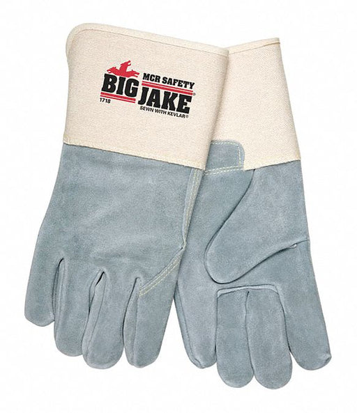 Leather Gloves Gray XL PK12