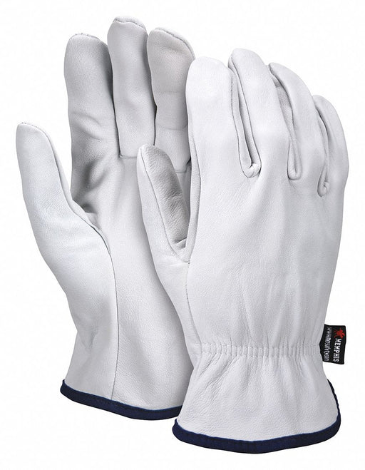 Leather Gloves White 2XL PK12