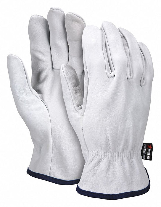 Leather Gloves White 2XL PK12